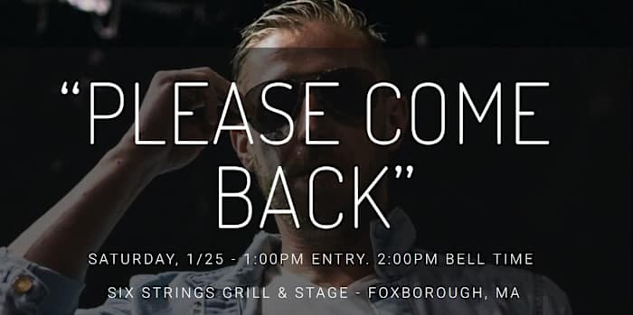 Promotional image for Beyond Wrestling’s “Please Come Back” event